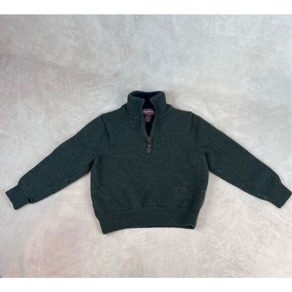 Brooks Brothers Boys 100% Merino Wool 1/4 Zip Sweater Size XS 4-6 - Picture 2 of 6
